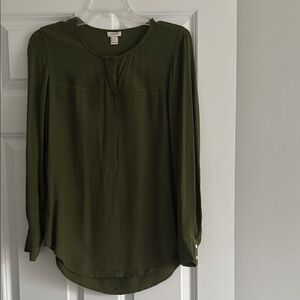 J.Crew Olive Green Top